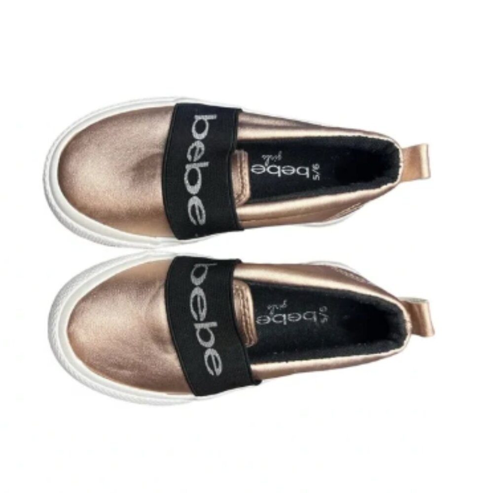 Toddler Bebe Girls Casual Slip on Sneaker